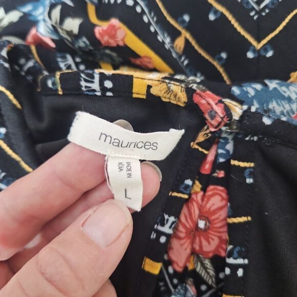 Maurices Floral Print Sleeveless Midi Dress - Picture 6 of 9